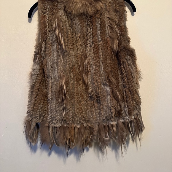Hollies Rabbit Fur Vest - Picture 2 of 4